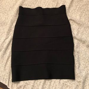 BCBG Simone textured power skirt